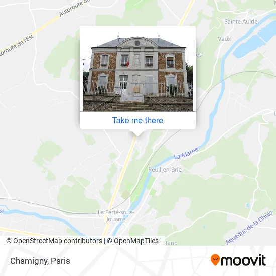 Chamigny map