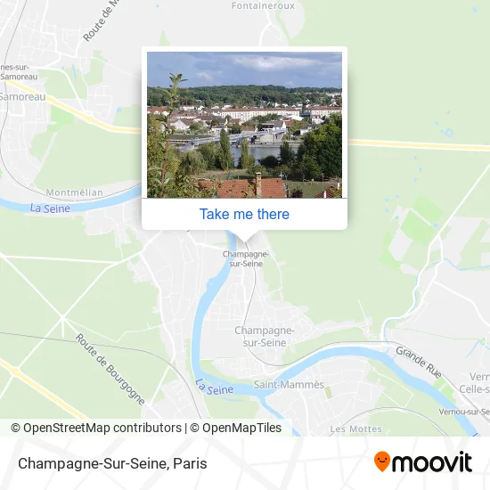 Champagne-Sur-Seine map