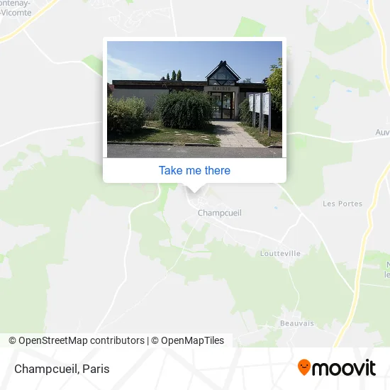 Champcueil map