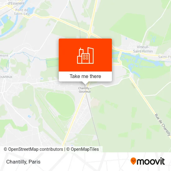 Chantilly map