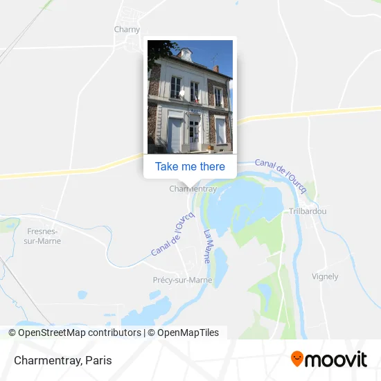 Charmentray map