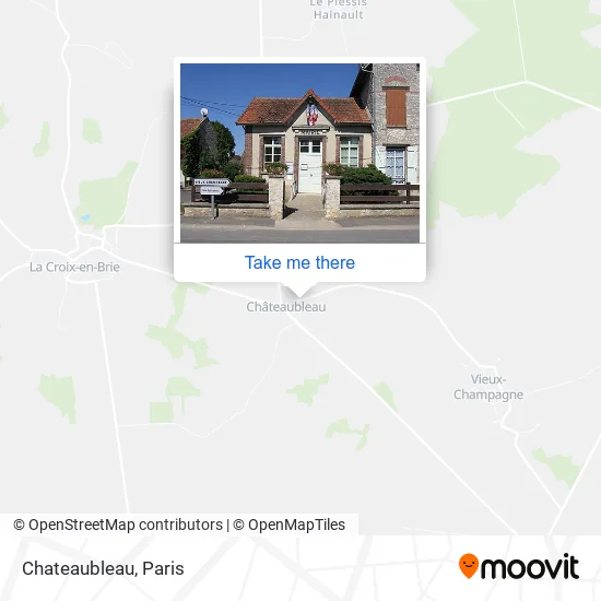 Chateaubleau map