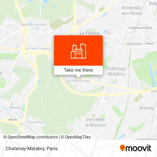 Chatenay-Malabry map