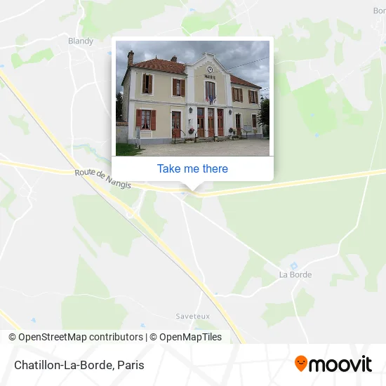 Chatillon-La-Borde map