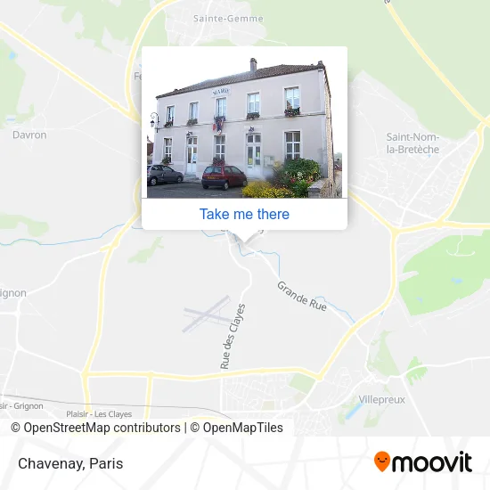 Chavenay map