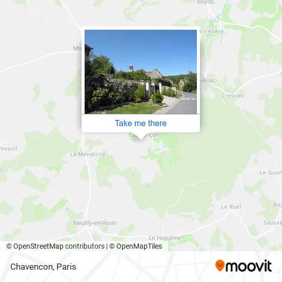 Chavencon map