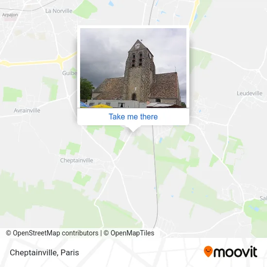Cheptainville map