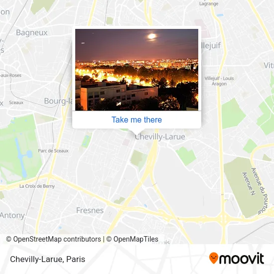Chevilly-Larue map