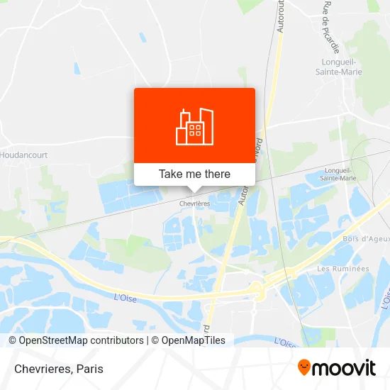 Chevrieres map