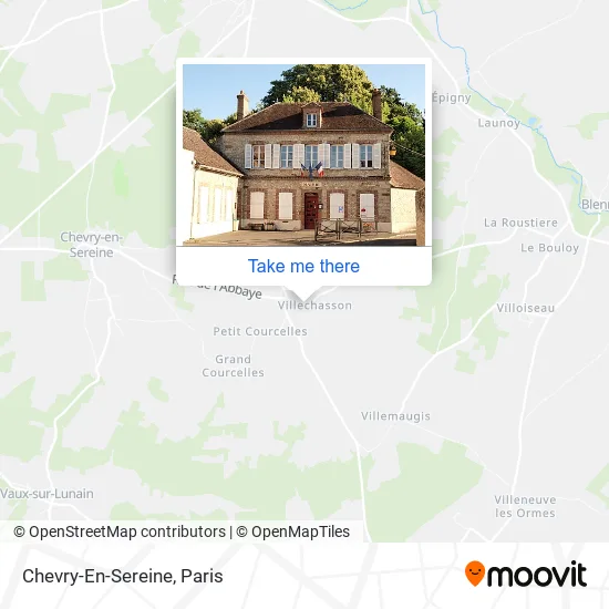 Chevry-En-Sereine map