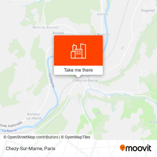 Chezy-Sur-Marne map