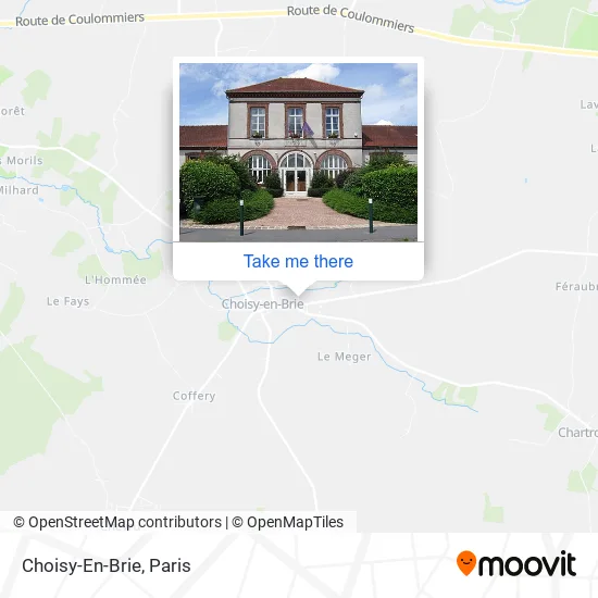 Choisy-En-Brie map