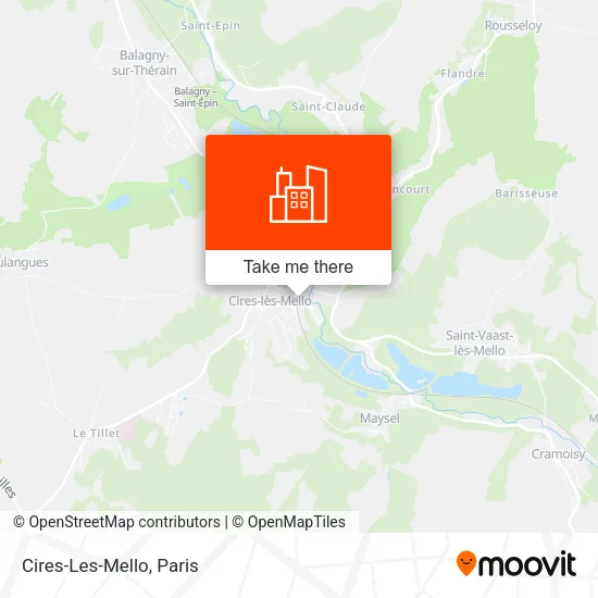 Cires-Les-Mello map