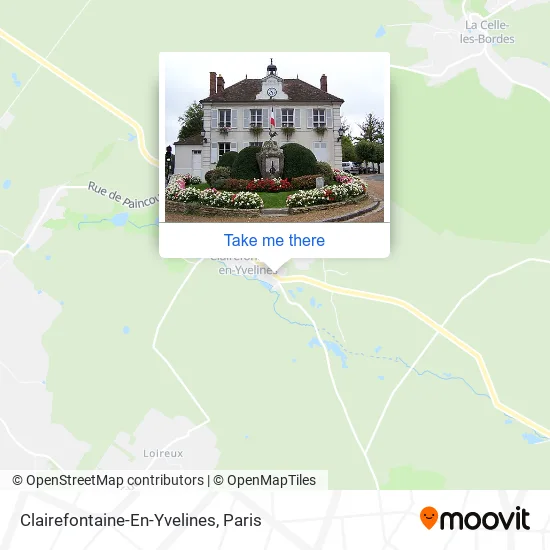 Clairefontaine-En-Yvelines map