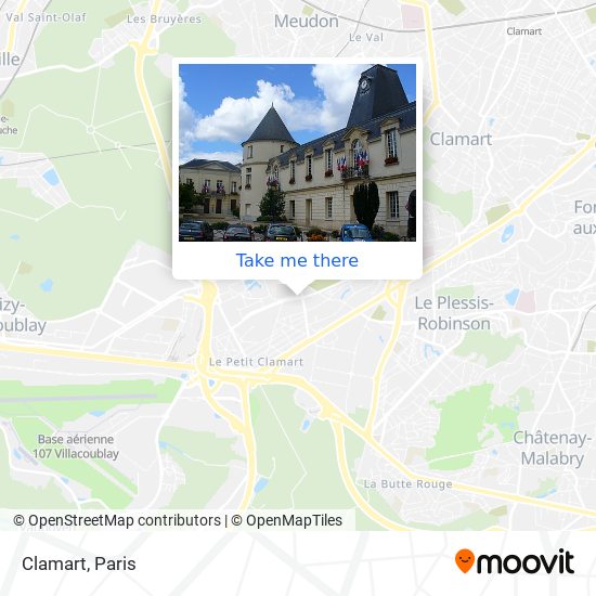 Clamart map