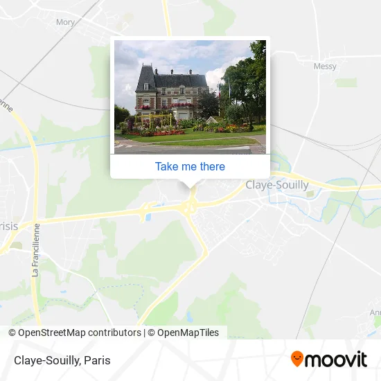 Claye-Souilly map