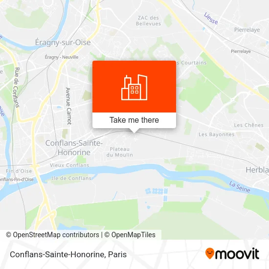 Conflans-Sainte-Honorine map