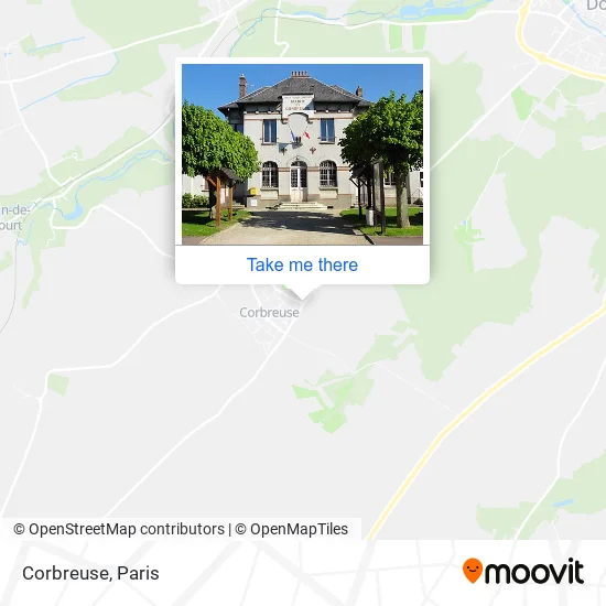 Corbreuse map