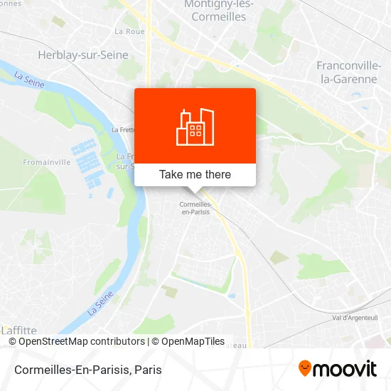 Cormeilles-En-Parisis map