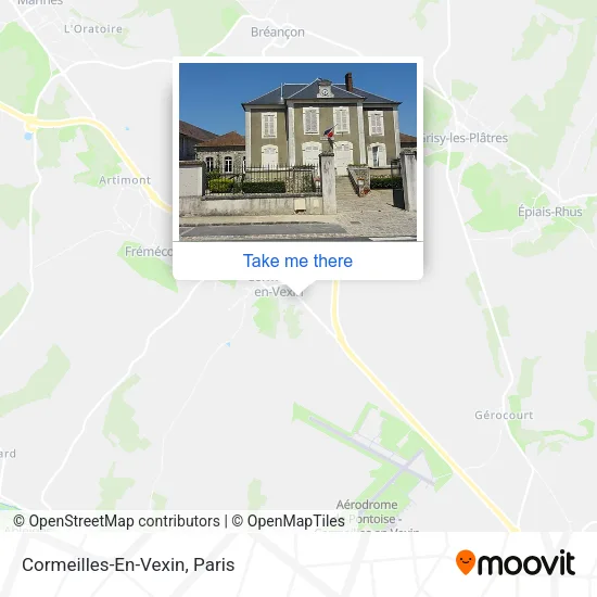 Cormeilles-En-Vexin map