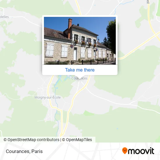 Courances map