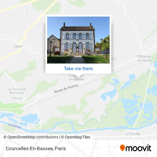 Courcelles-En-Bassee map