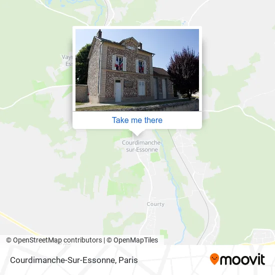 Courdimanche-Sur-Essonne map