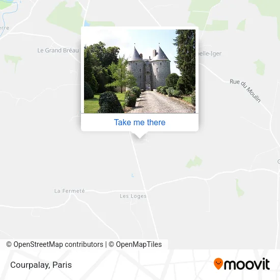 Courpalay map