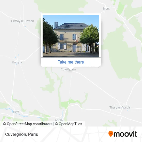 Cuvergnon map