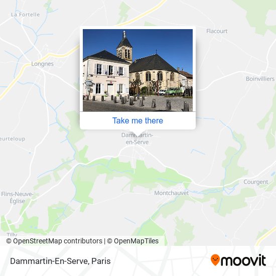 Mapa Dammartin-En-Serve