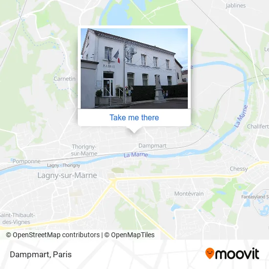 Dampmart map
