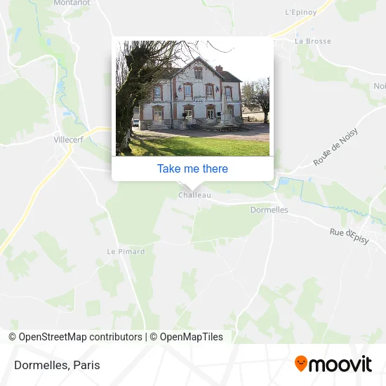 Dormelles map