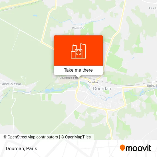 Dourdan map