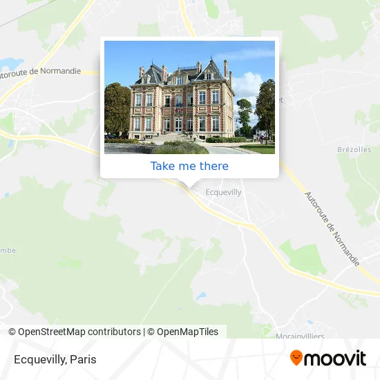 Ecquevilly map