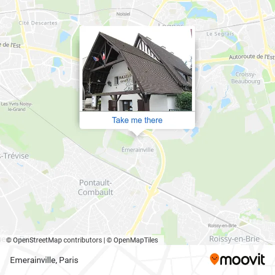 Mapa Emerainville