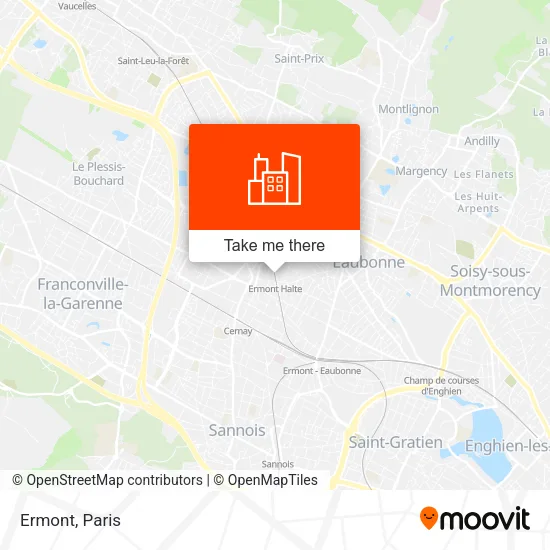 Ermont map