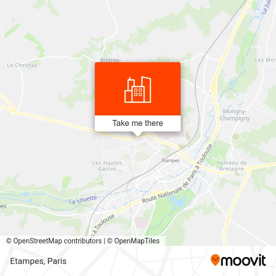 Etampes map