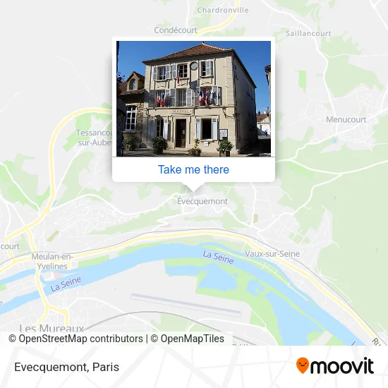 Evecquemont map