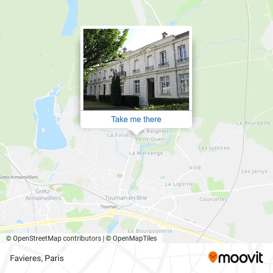 Favieres map
