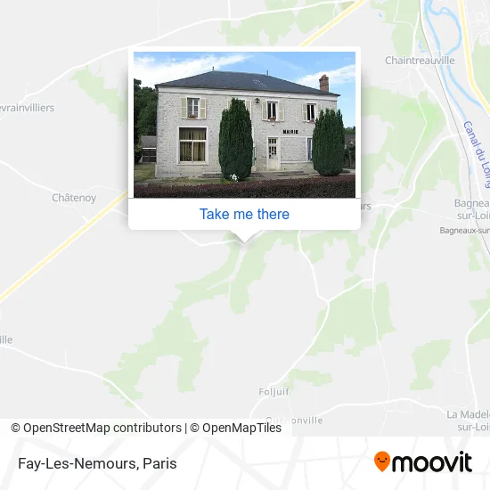 Fay-Les-Nemours map