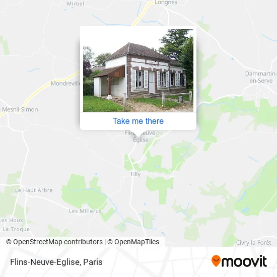 Flins-Neuve-Eglise map