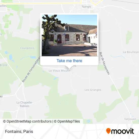 Fontains map