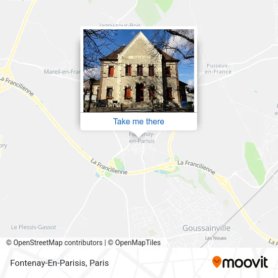Fontenay-En-Parisis map