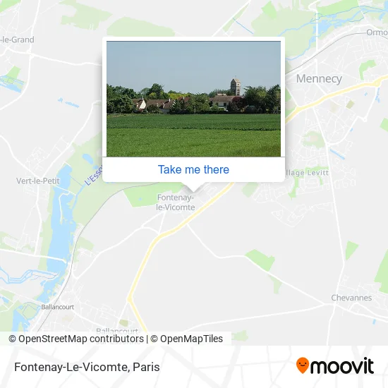 Fontenay-Le-Vicomte map