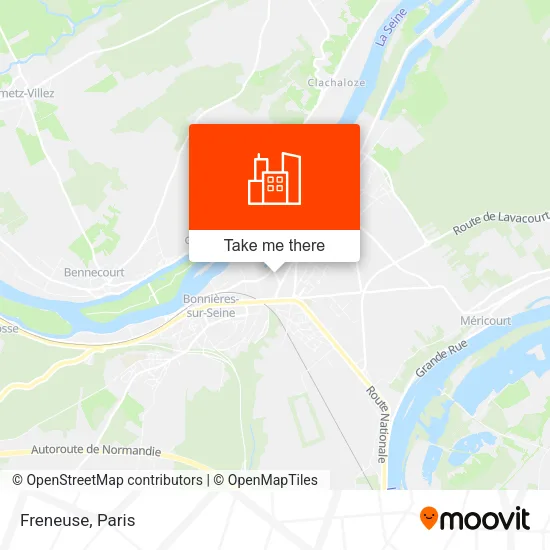 Freneuse map
