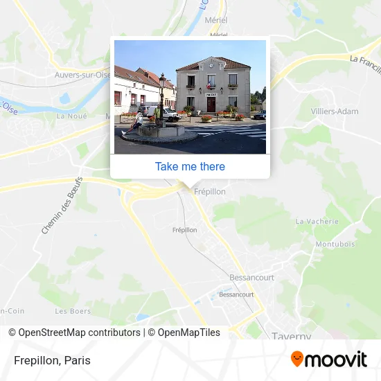 Frepillon map
