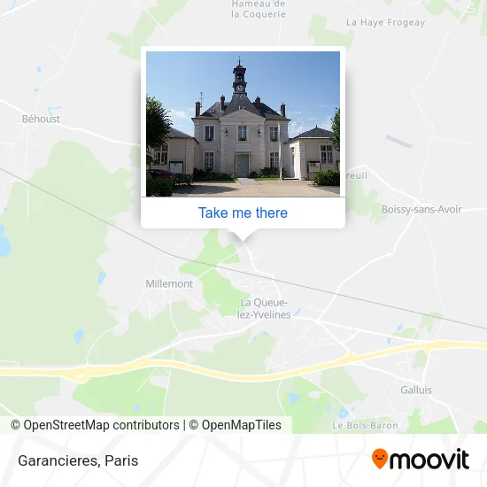 Garancieres map