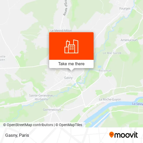 Gasny map
