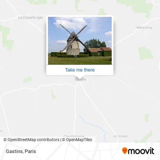 Gastins map