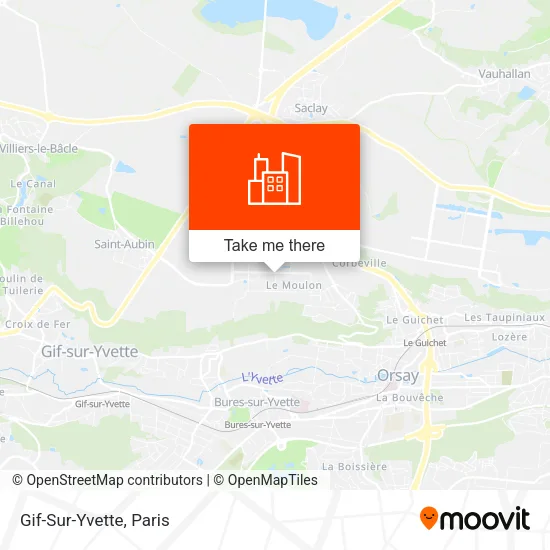 Gif-Sur-Yvette map